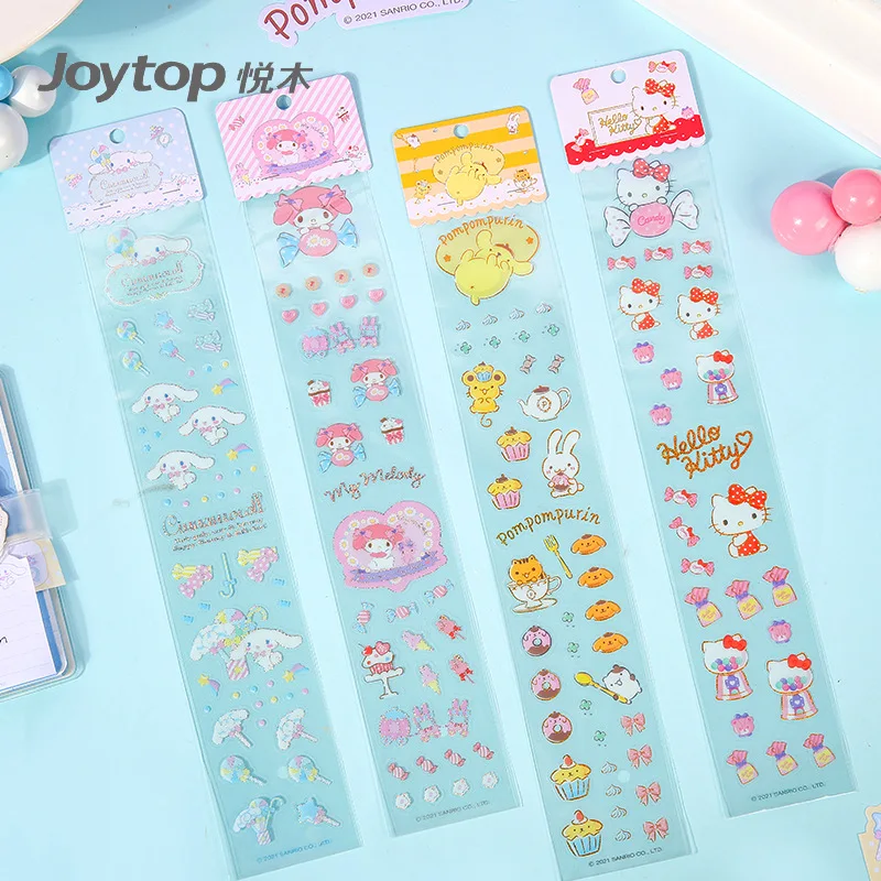Sanrio Candy Series Cartoon Stickers Hello Kitty Japanese and Korean Cute Cartoon Hand Account Decoration PET Strip Stickers Toy
Sanrio Candy Series Cartoon Stickers Hello Kitty Japanese and Korean Cute Cartoon Hand Account Decoration PET Strip Stickers Toy