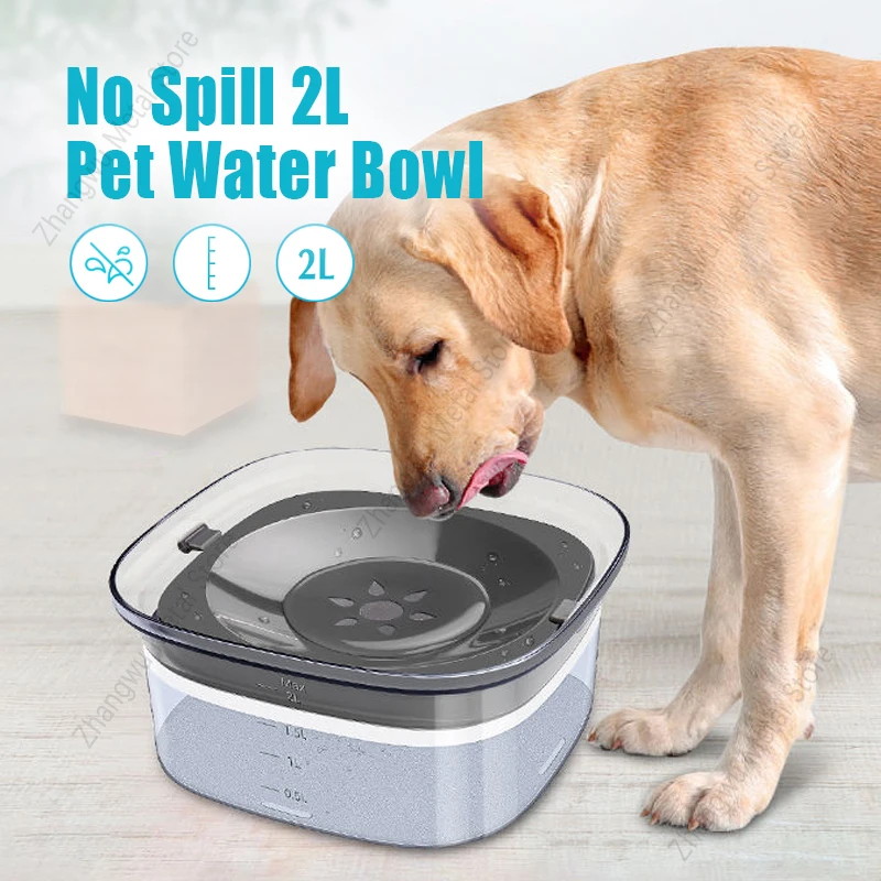2L / 70oz Anti-splash Dog Water Bowl No Spill Slow Drinking Bowl Water Dispenser For Dogs Cats Large Capacity Pet Drinker
2L / 70oz Anti-splash Dog Water Bowl No Spill Slow Drinking Bowl Water Dispenser For Dogs Cats Large Capacity Pet Drinker