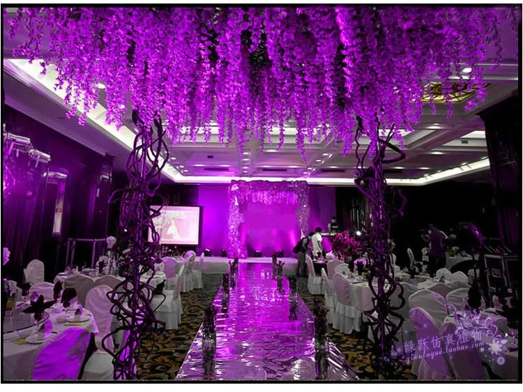 Luyue 50pcs Lot Artificial Wisteria Silk Flowers Green Garland Simulation Vine Fake Flowers Home Garden Decoration Wedding Party
Luyue 50pcs Lot Artificial Wisteria Silk Flowers Green Garland Simulation Vine Fake Flowers Home Garden Decoration Wedding Party