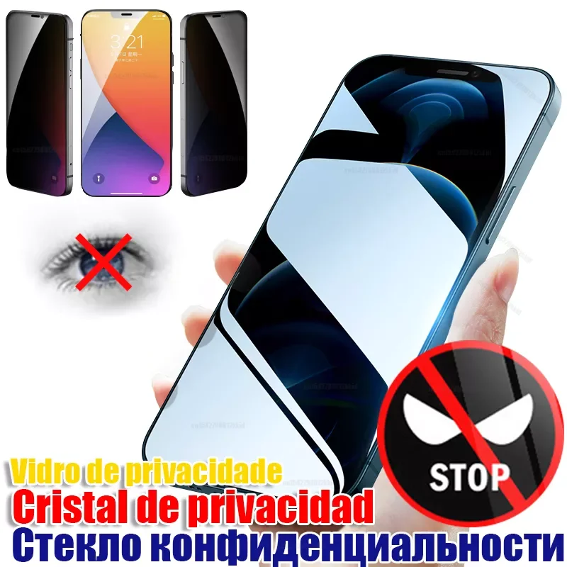 Privacy Screen Protector Glass for Iphone 13 Pro Max 12 11 Tempered Glass for IPhone X XS XR SE 8 7 13 12 Mini Full Cover Case
Privacy Screen Protector Glass for Iphone 13 Pro Max 12 11 Tempered Glass for IPhone X XS XR SE 8 7 13 12 Mini Full Cover Case