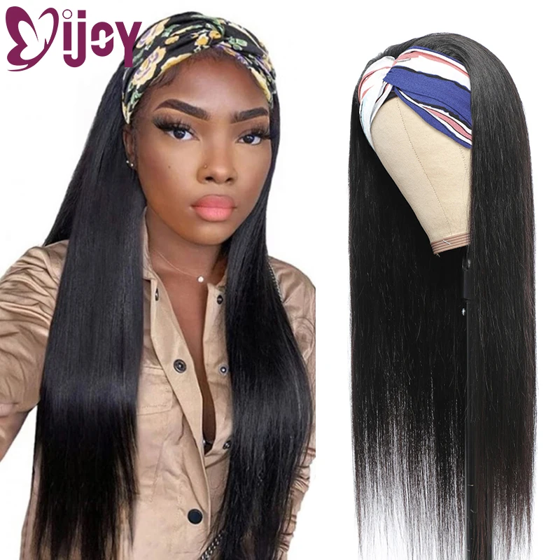 IJOY Straight Human Hair Headband Wigs For Black Women Natural Color Full Machine Made Headband Wigs Brazilian Remy Hair Wig
IJOY Straight Human Hair Headband Wigs For Black Women Natural Color Full Machine Made Headband Wigs Brazilian Remy Hair Wig