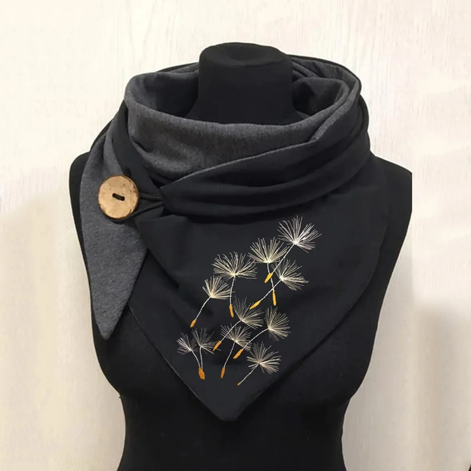 Womens Warm Scarf Retro Print Warm Double-Layer Buckle Winter Turban Wrap Scarve Long Cotton Scarf Wool Hat Scarf Set
Womens Warm Scarf Retro Print Warm Double-Layer Buckle Winter Turban Wrap Scarve Long Cotton Scarf Wool Hat Scarf Set