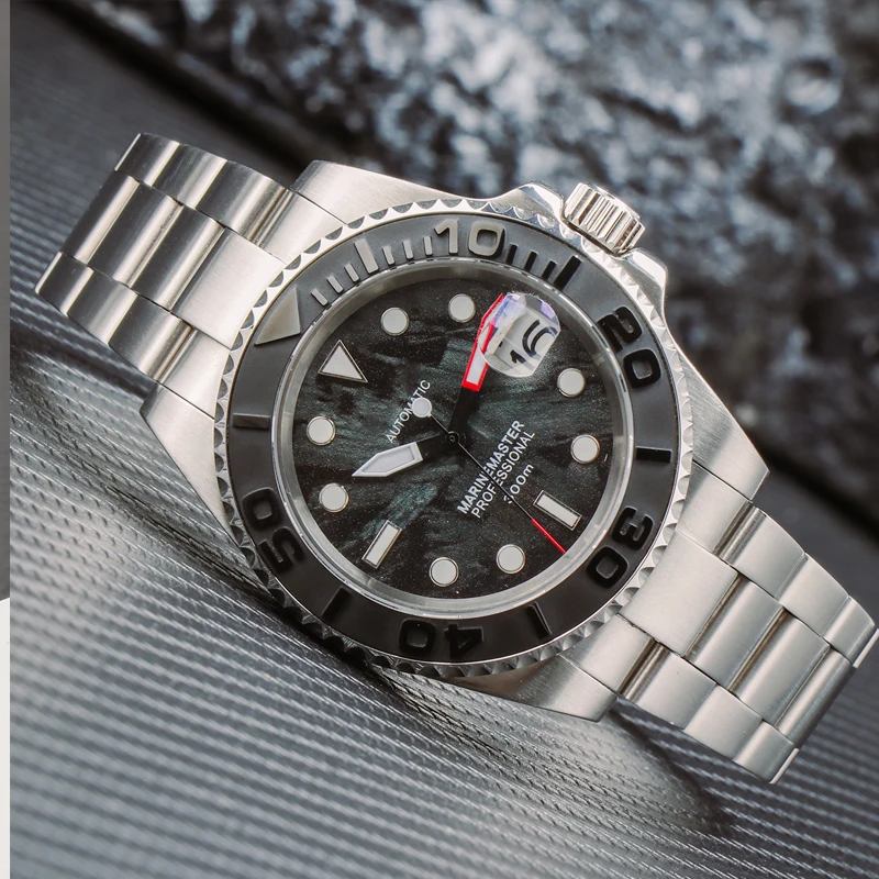 Modified watch water ghost watch Japan NH35 automatic mechanical watch black yacht luminous men's watch 40 red needle
Modified watch water ghost watch Japan NH35 automatic mechanical watch black yacht luminous men's watch 40 red needle