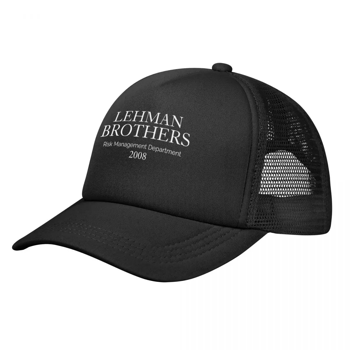 Летняя уличная шляпа Lehman Brothers с Отделом управления рисками 2008 сетчатые кепки для