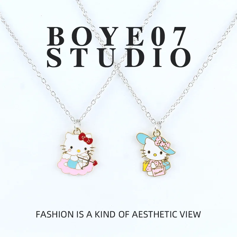 Sanrio Hello Kitty Cute Necklace Girl Creative Cartoon Necklace Woman Jewelry Girl Girlfriends Necklace Jewelry Gift for Girls
Sanrio Hello Kitty Cute Necklace Girl Creative Cartoon Necklace Woman Jewelry Girl Girlfriends Necklace Jewelry Gift for Girls