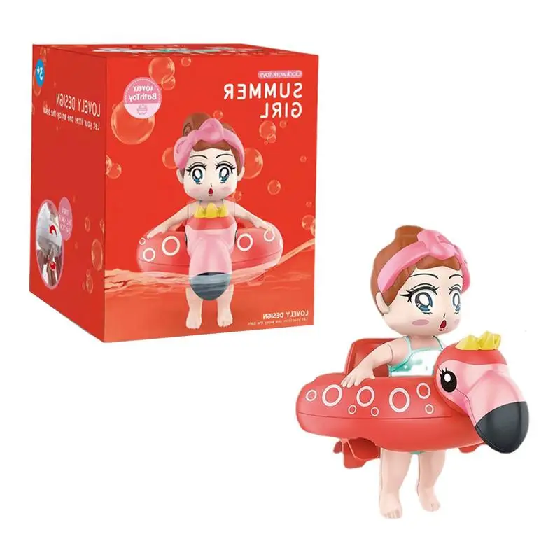 Swimming Girl Bath Toys Floating Clockwork Bathtub Swimming Pool Toy Water Table Pool Bath Time Bathtub Toy With Swimming Rings
Swimming Girl Bath Toys Floating Clockwork Bathtub Swimming Pool Toy Water Table Pool Bath Time Bathtub Toy With Swimming Rings