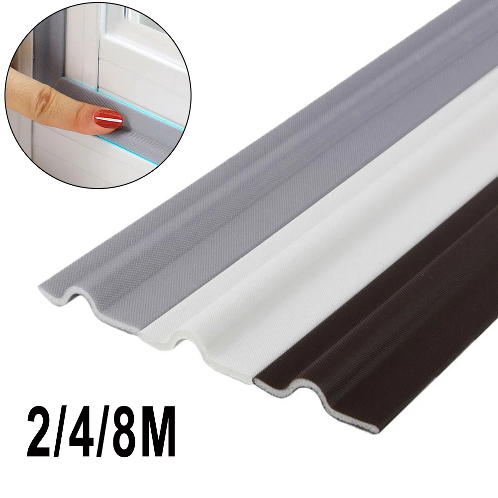 2/4/8 Meters PU Form Window Sealing Strip Acoustic Foam For Sliding Door Windows Windproof Soundproof Cotton Sealing Strips
2/4/8 Meters PU Form Window Sealing Strip Acoustic Foam For Sliding Door Windows Windproof Soundproof Cotton Sealing Strips
