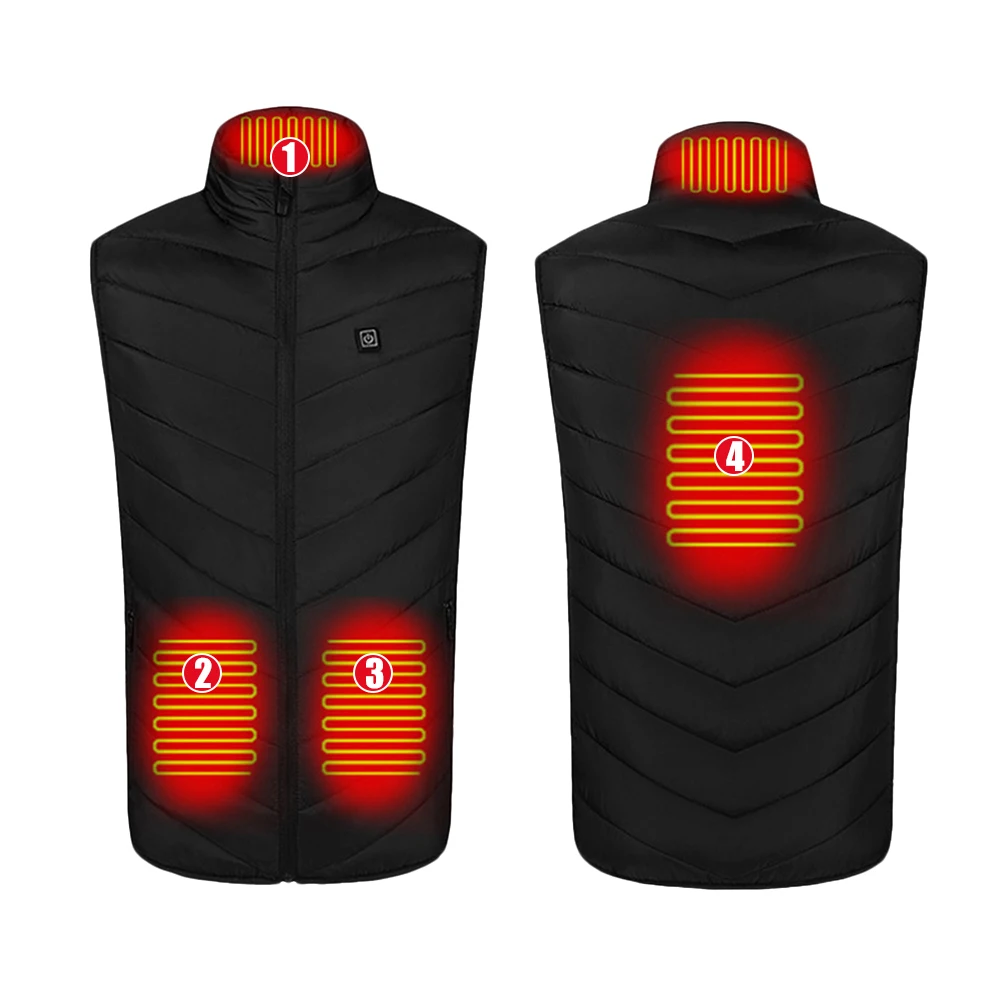 4 Area Heated Vest Men USB Heated Jacket Men Woman Tactical Vestes Chauffante Heating Jacket Men Vest Winter Jacket Men Hunting
4 Area Heated Vest Men USB Heated Jacket Men Woman Tactical Vestes Chauffante Heating Jacket Men Vest Winter Jacket Men Hunting