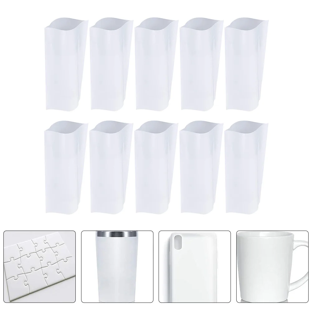 

20 Pcs Shrink Film Sublimation Wrap Tumblers Oz Transfer Printing White Mugs 20oz Blank Skinny The Pet