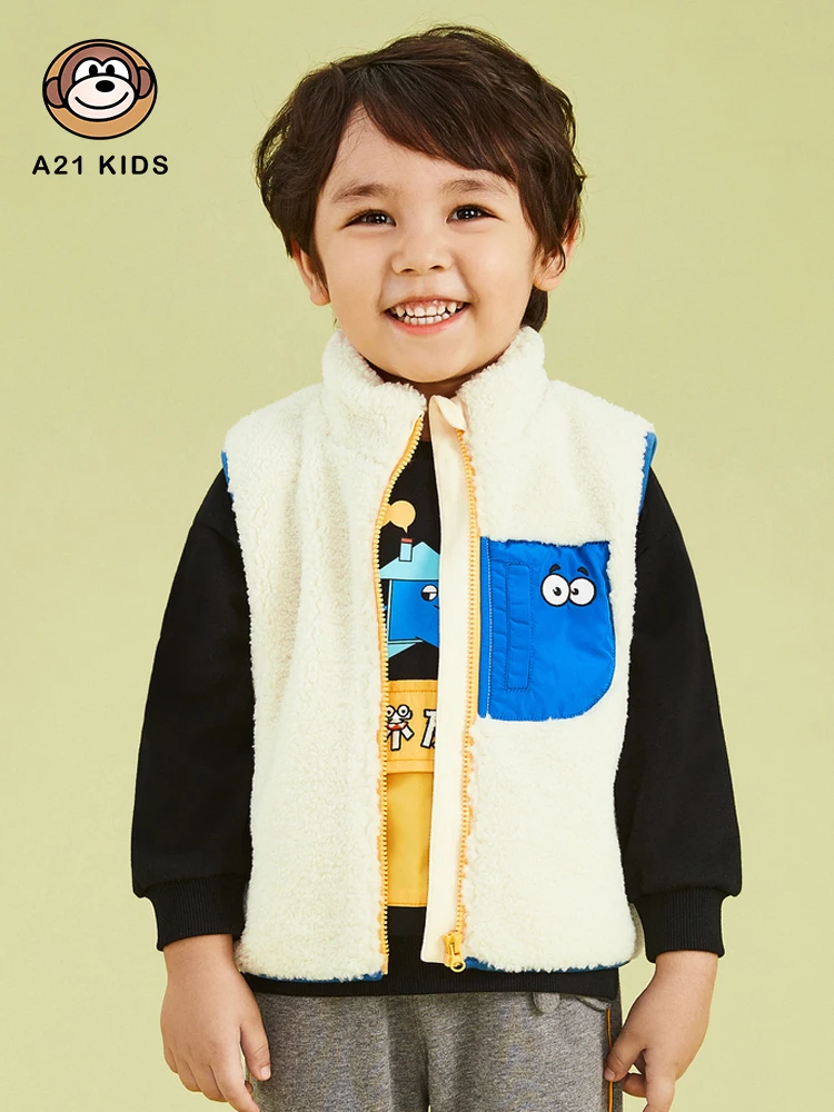 A21 Boys Vest Knitted Autumn and Winter Fun Fairy Tale Children's Zipper High Stand Collar Sleeveless Folding Baby Sweater Coat
A21 Boys Vest Knitted Autumn and Winter Fun Fairy Tale Children's Zipper High Stand Collar Sleeveless Folding Baby Sweater Coat