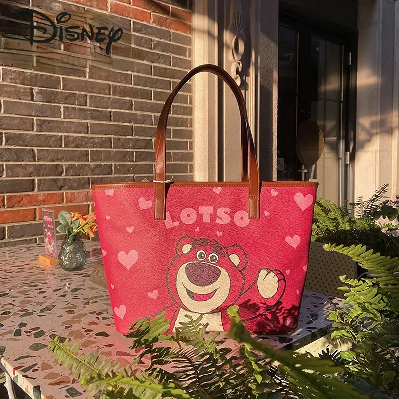 Disney Strawberry Bear Fashion Women's Handbag High Quality Large Capacity Shoulder Bag Casual Versatile Commuter Shopping Bag
Disney Strawberry Bear Fashion Women's Handbag High Quality Large Capacity Shoulder Bag Casual Versatile Commuter Shopping Bag