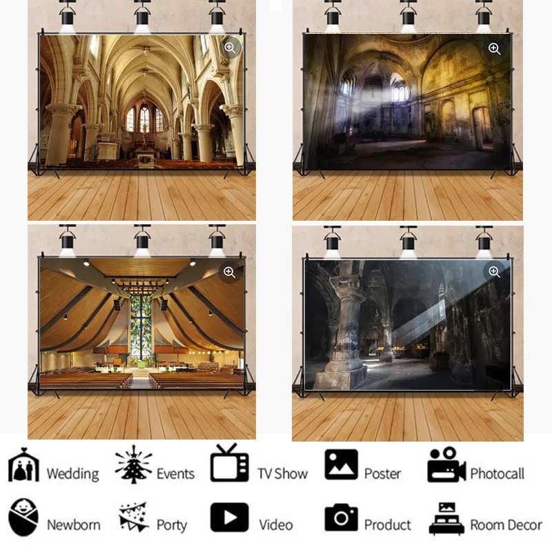 Vinyl Auditorium European Style Church Photography Backdrop Props Architecture Zagreb Cathedral Photo Studio Background DL-03
Vinyl Auditorium European Style Church Photography Backdrop Props Architecture Zagreb Cathedral Photo Studio Background DL-03