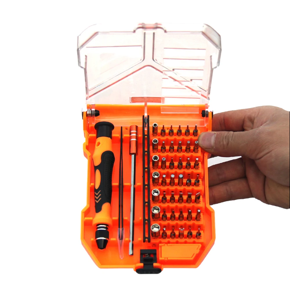 Home Multi-function Screwdriver Screwdriver 45-Piece Set Mobile Phone Small Appliance Repair Tool Combination
Home Multi-function Screwdriver Screwdriver 45-Piece Set Mobile Phone Small Appliance Repair Tool Combination
