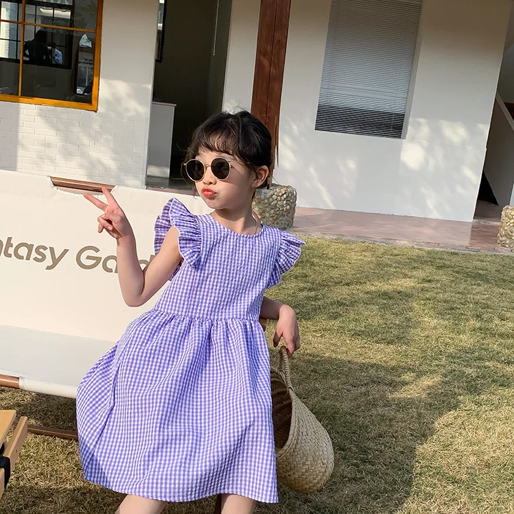 Kids Girls Plaid Print Casual Dresses 2022 Summer Baby Girl Ruffles Costumes Children Sweet Sleeveless Clothes Fancy Suit
Kids Girls Plaid Print Casual Dresses 2022 Summer Baby Girl Ruffles Costumes Children Sweet Sleeveless Clothes Fancy Suit