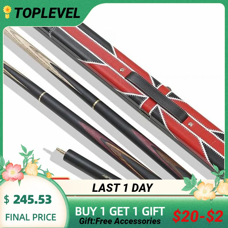 Original RILEY RHC3 3/4 Snooker Cue Professional Billiard Cue Kit Stick with Case with RILEY Extension 9.5mm Tip RILEY Cue
Original RILEY RHC3 3/4 Snooker Cue Professional Billiard Cue Kit Stick with Case with RILEY Extension 9.5mm Tip RILEY Cue