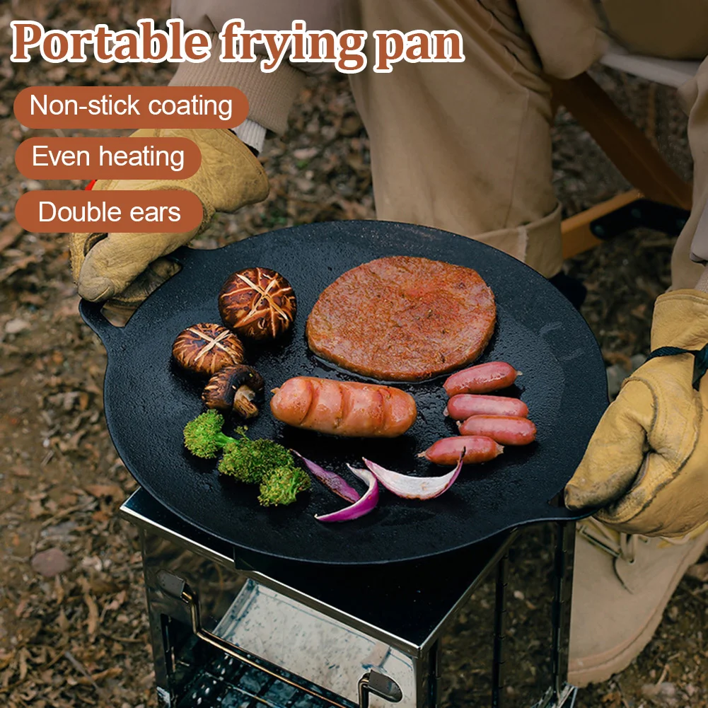 Frying Pan Non-Stick Baking Pan Double Ears Multi-function BBQ Grill Pan For Induction Cooker Gas Stove Kitchen Cooking Pot
Frying Pan Non-Stick Baking Pan Double Ears Multi-function BBQ Grill Pan For Induction Cooker Gas Stove Kitchen Cooking Pot