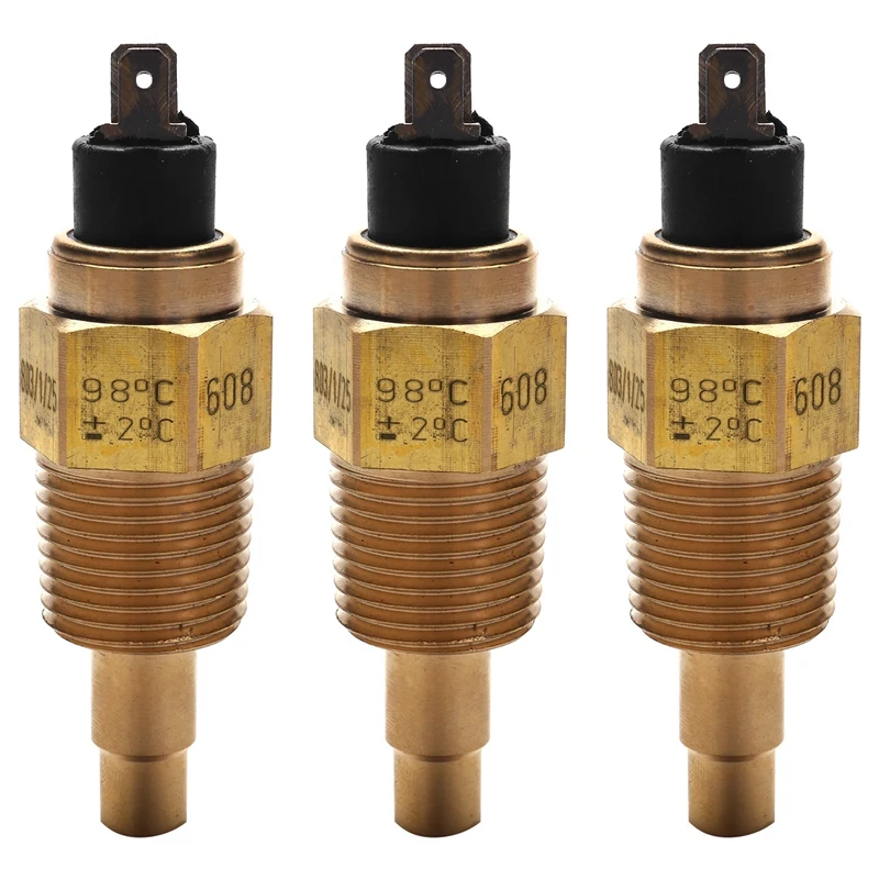Water Temperature Sensor Thread Engine Oil Temperature Sensor Gold 3X Vdo 1/2 Npt 21Mm For Generator Set 
Water Temperature Sensor Thread Engine Oil Temperature Sensor Gold 3X Vdo 1/2 Npt 21Mm For Generator Set