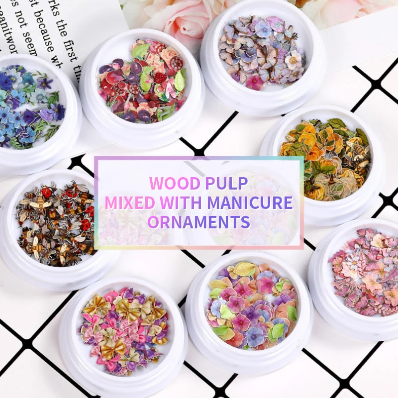Nail Art Manicure Mixed Wood Pulp Piece Dried Flower Animal Plant Color Flower Nail Decoration Fruit Sticker Nail Supplies TSLM1
Nail Art Manicure Mixed Wood Pulp Piece Dried Flower Animal Plant Color Flower Nail Decoration Fruit Sticker Nail Supplies TSLM1
