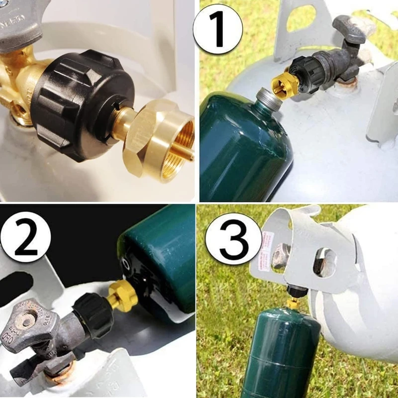 M17D Regulator Valve Propane Refill Adapter Outdoor BBQ Kit Gas Cylinder Tank Coupler Fits for QCC1 / Type1 Propane Tank
M17D Regulator Valve Propane Refill Adapter Outdoor BBQ Kit Gas Cylinder Tank Coupler Fits for QCC1 / Type1 Propane Tank