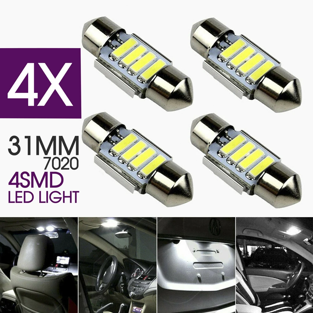 4 шт. 31 мм гирлянда 7020 4smd светодиодная Внутренняя купольная карта лампочсветильник 12 В автомобиль 4wd автомобильное освещение
4 шт. 31 мм гирлянда 7020 4smd светодиодная Внутренняя купольная карта лампочсветильник 12 В автомобиль 4wd автомобильное освещение