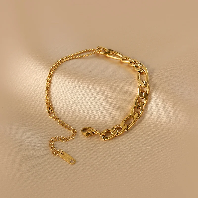 Double-Layer Stitching Bracelet Female Ins Niche Design Couple jewelry 2022 New Trendy Cool Bracelet
Double-Layer Stitching Bracelet Female Ins Niche Design Couple jewelry 2022 New Trendy Cool Bracelet