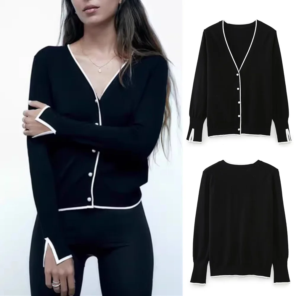 UNIZERA 2023 Autumn New Women's Wear European and American Style Versatile Simple Fashion Slim Fit Sweater Knitted Cardigan
UNIZERA 2023 Autumn New Women's Wear European and American Style Versatile Simple Fashion Slim Fit Sweater Knitted Cardigan