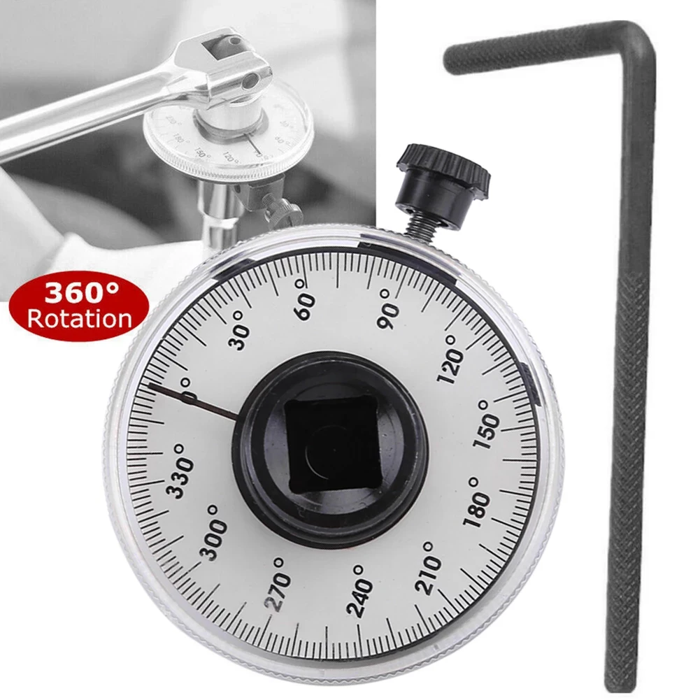 Torque Angle Gauge 1/2inch Drive 360 Degree Angle Rotation Measurer Wrench Measuring Automotive Garage Auto Car Repair Hand Tool
Torque Angle Gauge 1/2inch Drive 360 Degree Angle Rotation Measurer Wrench Measuring Automotive Garage Auto Car Repair Hand Tool