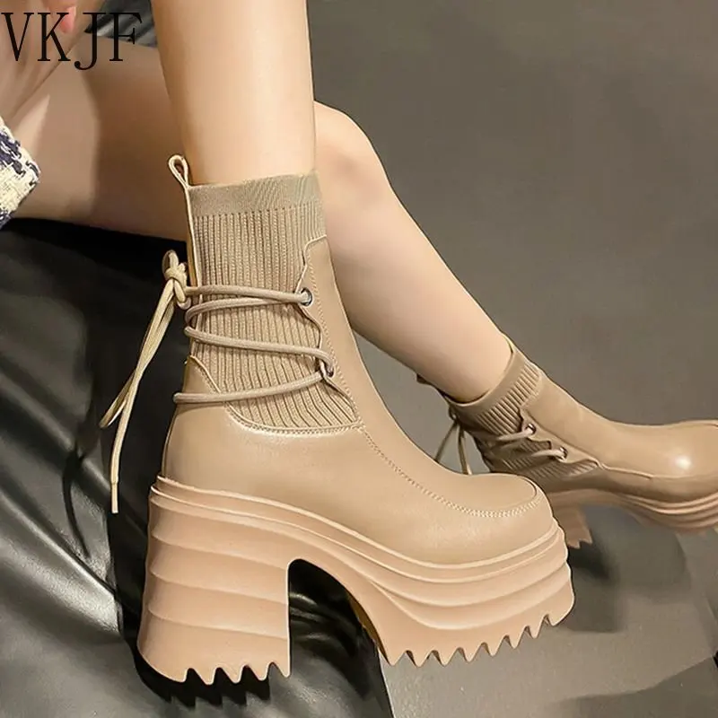 2023 New Ankle Boots Women Quality Platform Boots Female Fashion Short Boot Black Chunky High Heel Women Shoes
2023 New Ankle Boots Women Quality Platform Boots Female Fashion Short Boot Black Chunky High Heel Women Shoes