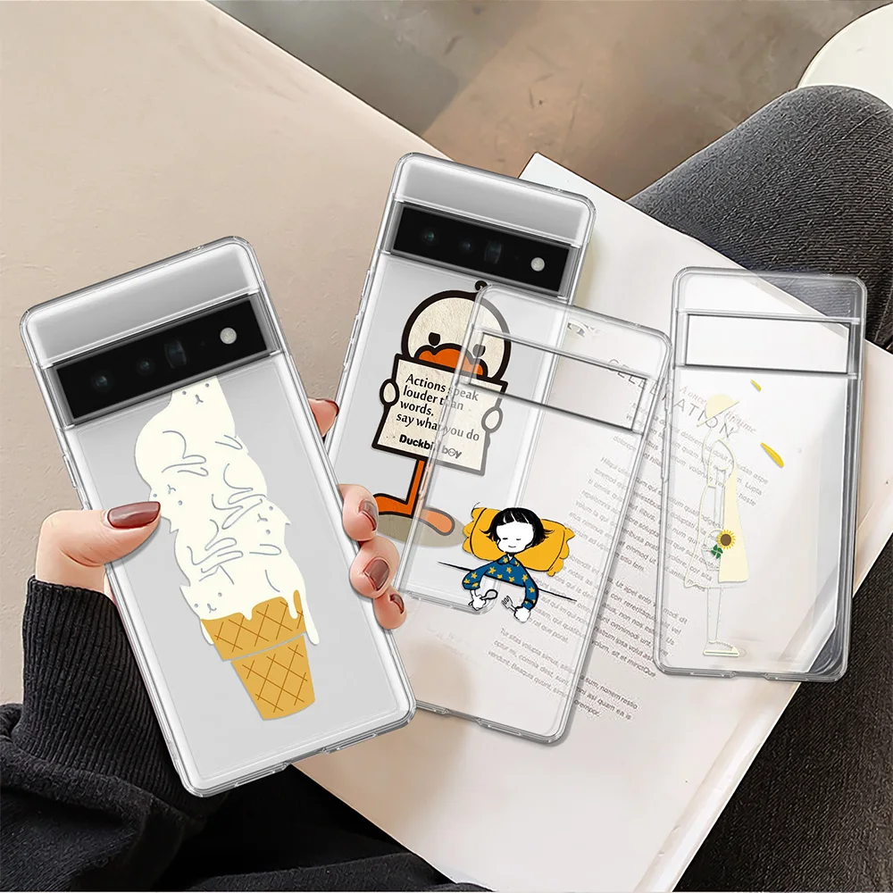 Cartoon Animal Cat Case for Google Pixel 6 6Pro 7 Pro 6a 2 3 3a Transparent Soft TPU Fundas for Pixel 4 4a 5 5a 5G XL Coque
Cartoon Animal Cat Case for Google Pixel 6 6Pro 7 Pro 6a 2 3 3a Transparent Soft TPU Fundas for Pixel 4 4a 5 5a 5G XL Coque