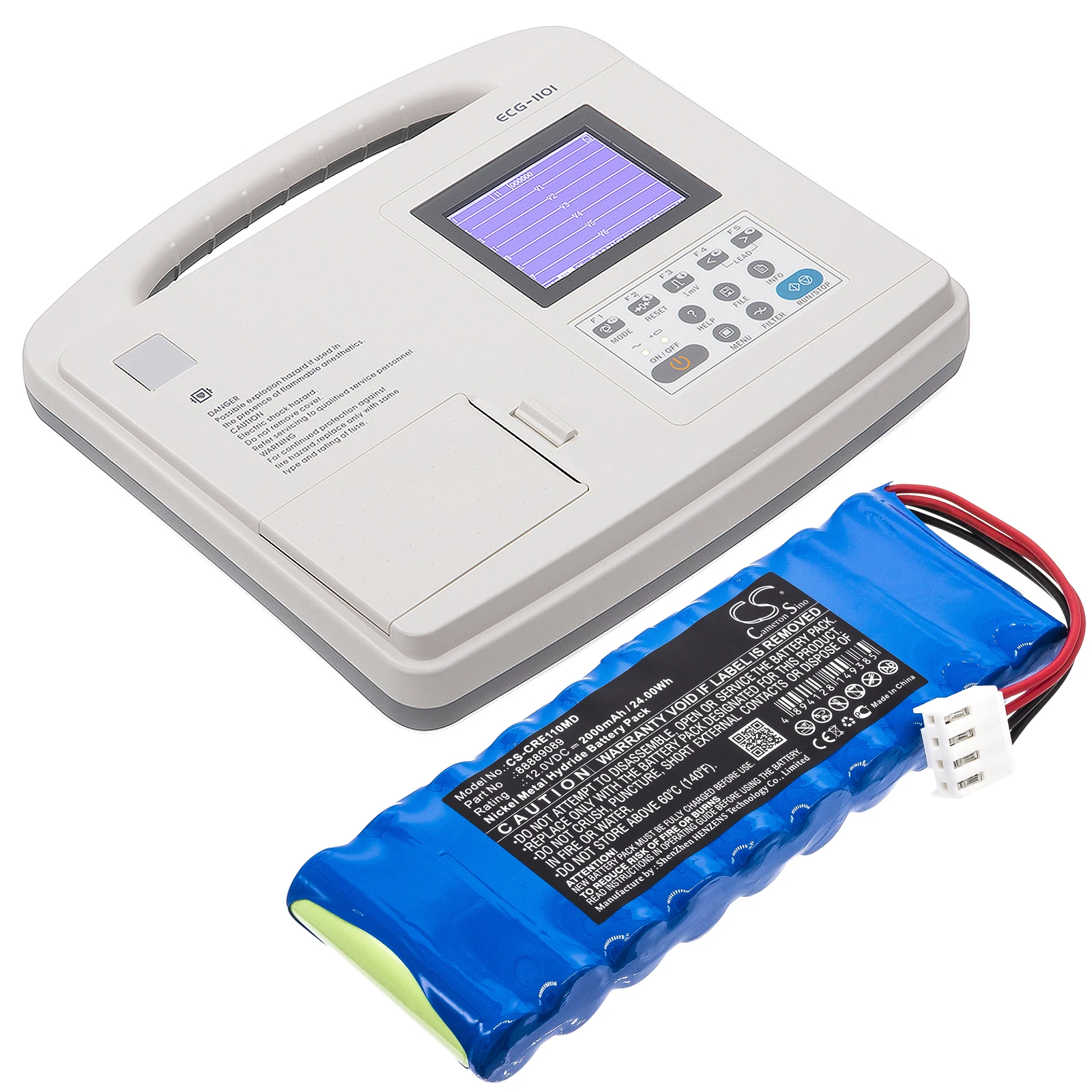 Medical Battery ForCarewell 88889089 ECG-1101 ECG-1101G ECG-1101B,Our store has promotional activities
Medical Battery ForCarewell 88889089 ECG-1101 ECG-1101G ECG-1101B,Our store has promotional activities