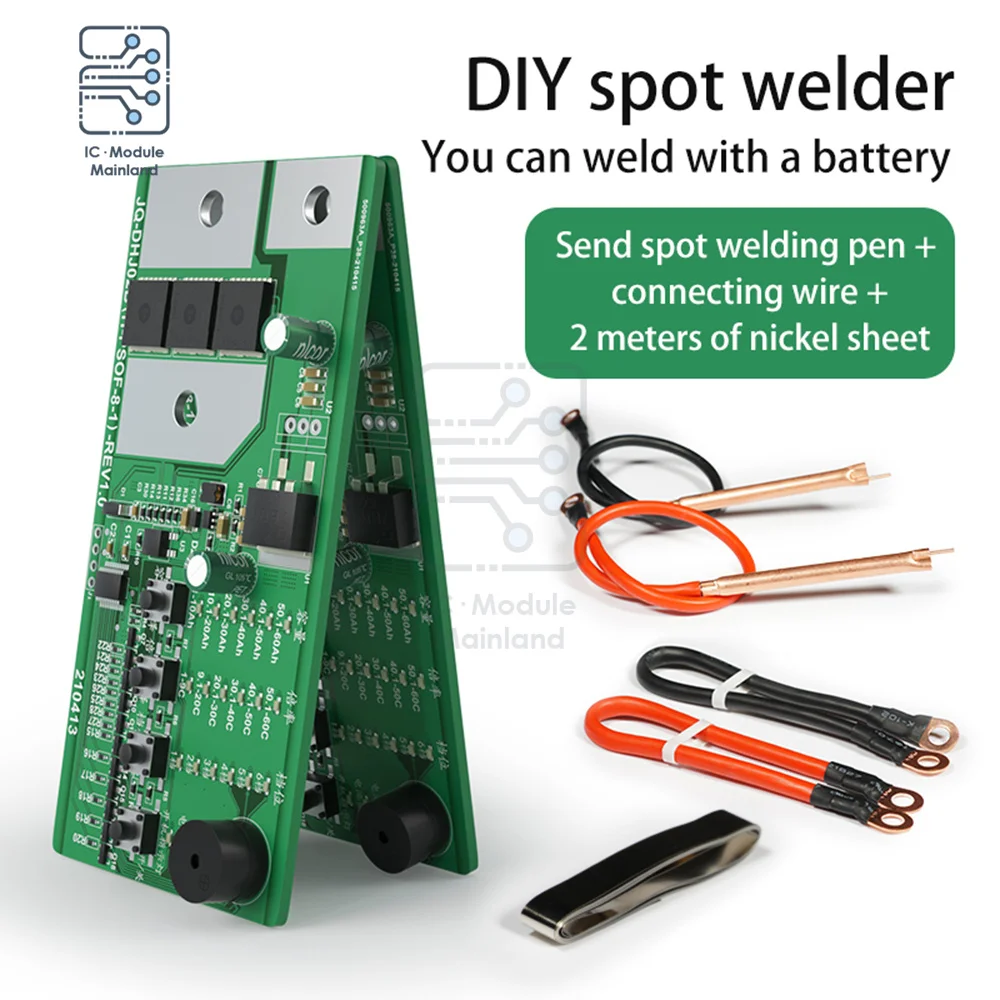 DIY Mini Spot Welder Welding Machine 0.1~0.3mm Nickel Sheet Welding Tool Intelligent Control Spot Welder For 18650 26650 Battery
DIY Mini Spot Welder Welding Machine 0.1~0.3mm Nickel Sheet Welding Tool Intelligent Control Spot Welder For 18650 26650 Battery