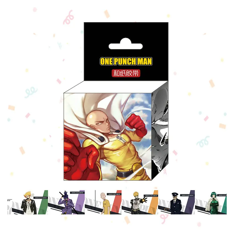1.5cm*5m One-Punch Man Anime Tape Adhesive Tape DIY Scrapbooking Sticker Label Masking Tape
1.5cm*5m One-Punch Man Anime Tape Adhesive Tape DIY Scrapbooking Sticker Label Masking Tape