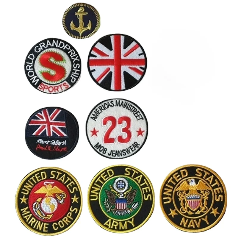 30pcs/Lot Round Vintage Navy Embroidery Patch Letter Bear Anchor Clothing Accessories Bag Decoration Heat Transfer Badge Iron
30pcs/Lot Round Vintage Navy Embroidery Patch Letter Bear Anchor Clothing Accessories Bag Decoration Heat Transfer Badge Iron