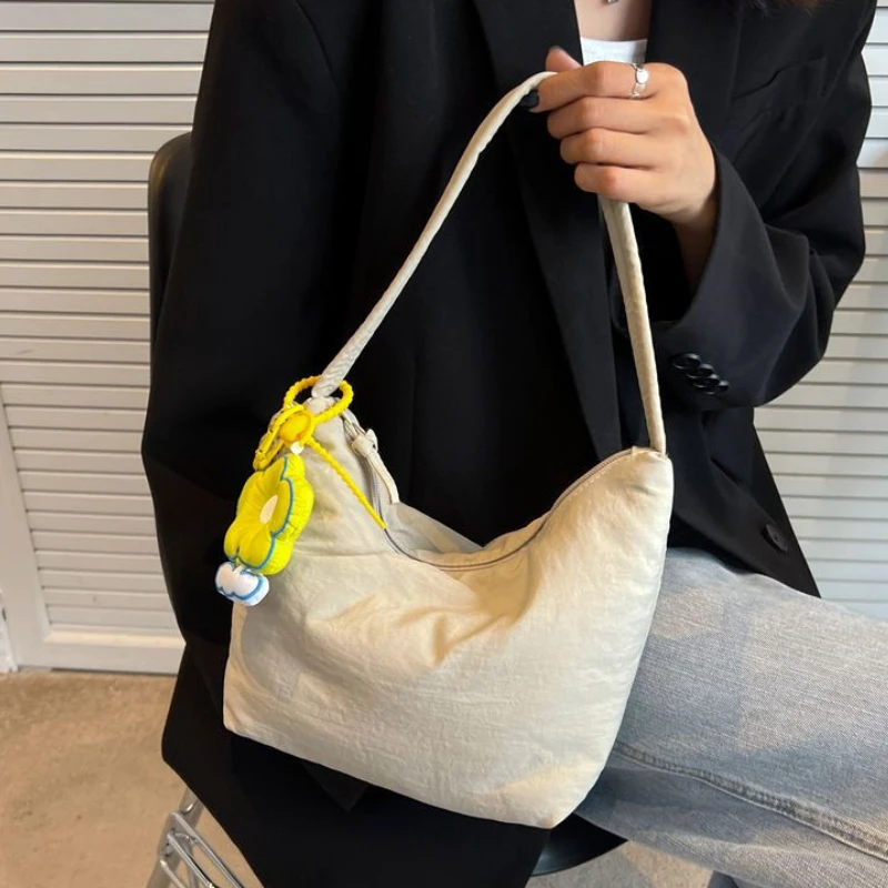

Простая однотонная женская сумка для подмышек, модная женская сумка-хобо, маленькая сумка на плечо, повседневная женская сумка-тоут, клатч, сумочки