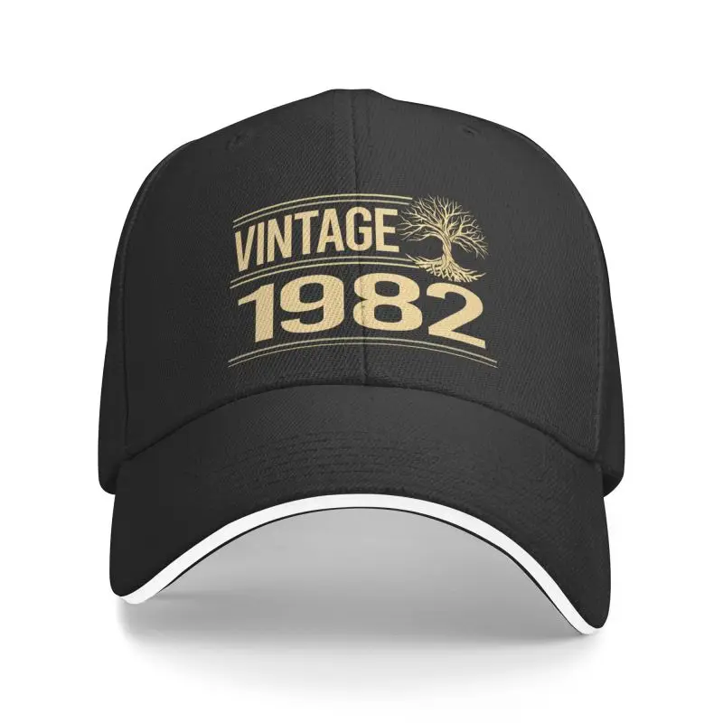 

1982 "Tree of Life" Men's and Women's baseball cap Adjustable 40th Birthday Dad's Outdoor Hat