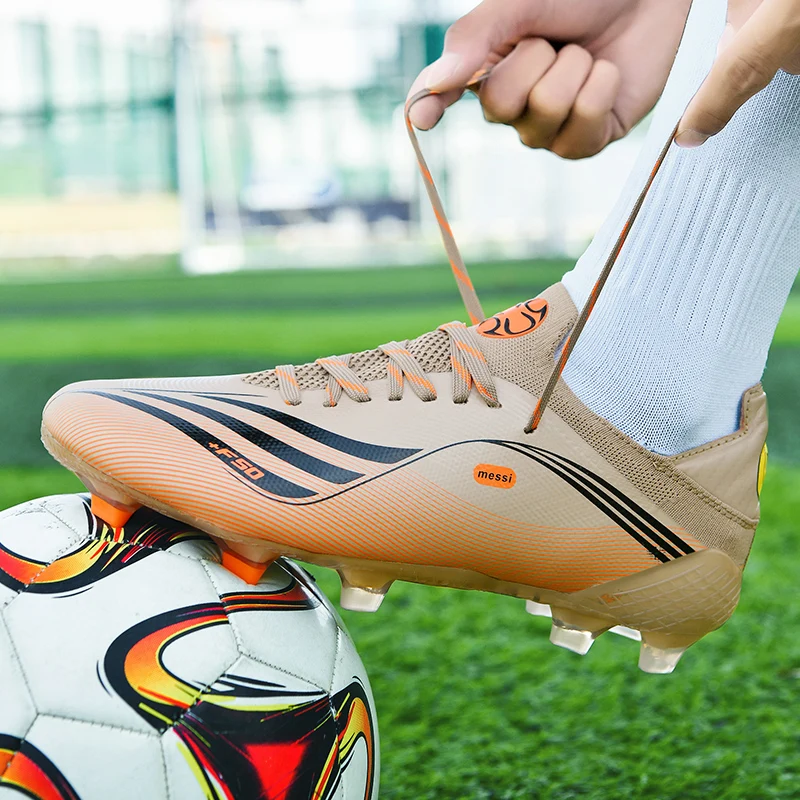 Unisex Football Trainers AG/HG/FG/TF Men Grass Soccer Sneakers Pink Women Football Soccer Shoes Athletic Training Footwears
Unisex Football Trainers AG/HG/FG/TF Men Grass Soccer Sneakers Pink Women Football Soccer Shoes Athletic Training Footwears
