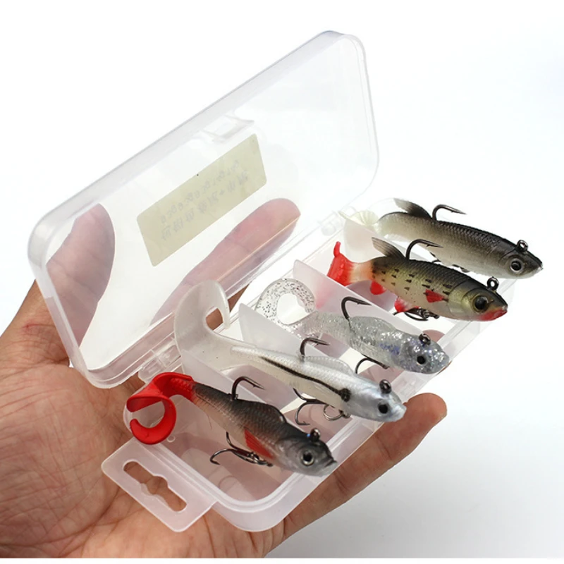 Multicolor Lead Fish Set Box 9.3g 14g Subsoft Bait Bait 5 PCS Box Subsoft Bait Set Lure Fishing
Multicolor Lead Fish Set Box 9.3g 14g Subsoft Bait Bait 5 PCS Box Subsoft Bait Set Lure Fishing