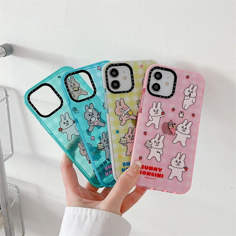 Fashion Cute Cartoon bunny Phone case for 8 7 6s Plus Xr iPhone 11 12 Pro Max XR XS Max X Apple 13 Pro Max Explosion proof
Fashion Cute Cartoon bunny Phone case for 8 7 6s Plus Xr iPhone 11 12 Pro Max XR XS Max X Apple 13 Pro Max Explosion proof