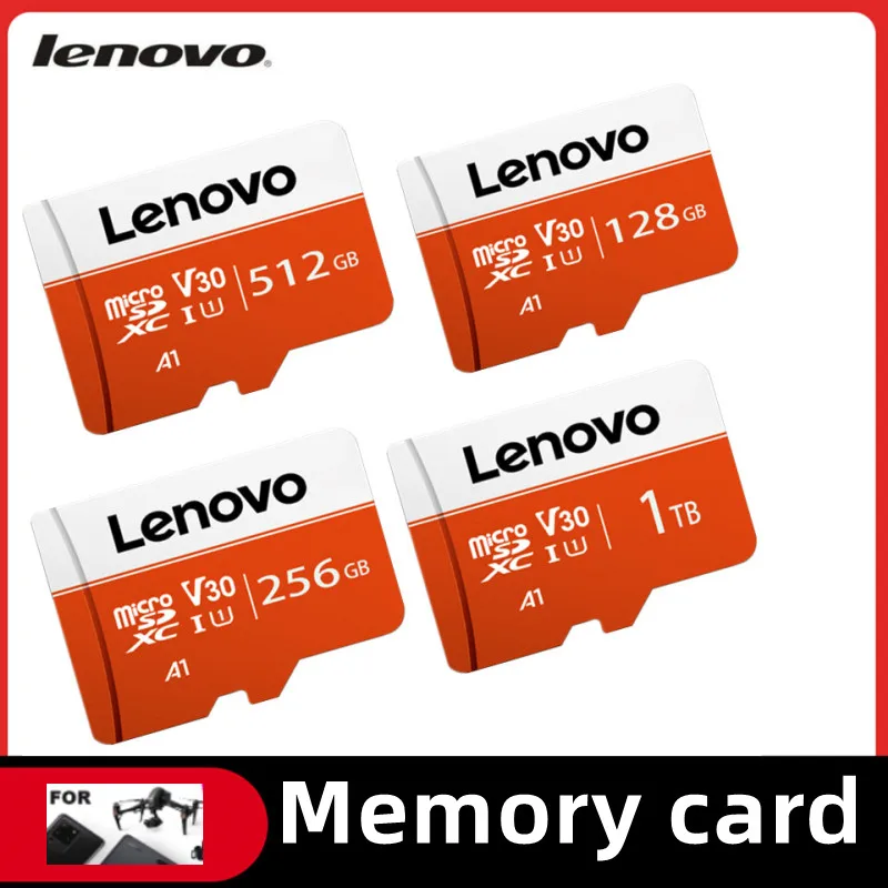 

Оригинальная Micro Sd карта Lenovo Class 10, 128 ГБ, 256 ГБ, высокоскоростные 32 ГБ, 64 ГБ, мини Sd TF карты, 512 ГБ, ТБ, флеш-карта памяти Micro SD
