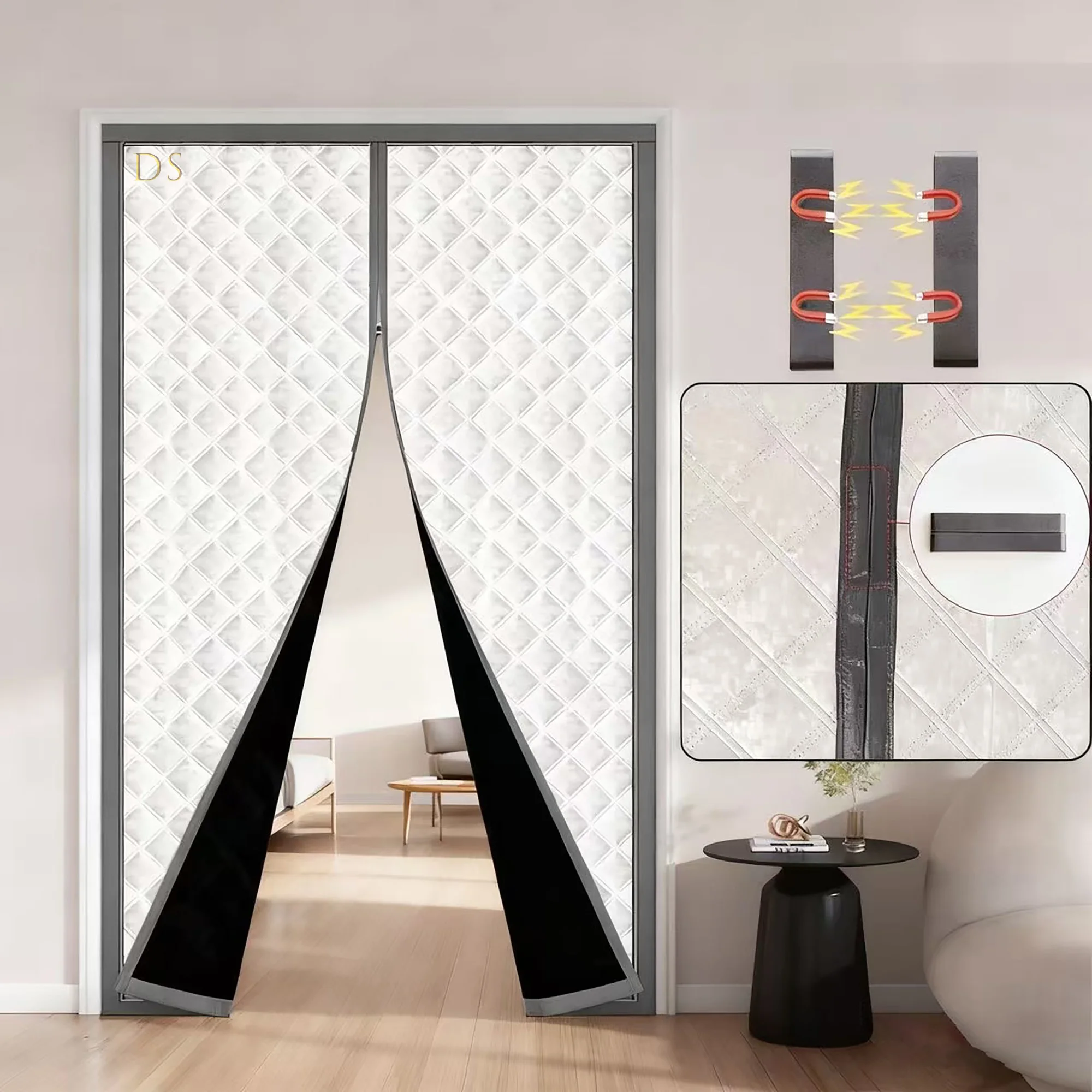 Магнитные хлопковые шторы для двери
Магнитные хлопковые шторы для двери