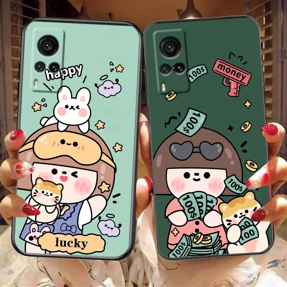 Case For VIVO X80 X70 X60 X50 X27 X23 X21 X20 Plus V27 V25 V23 V23E V21 V21E V20 SE V19 V17 Pro 5G Case Cartoon Little Rich Lady 
Case For VIVO X80 X70 X60 X50 X27 X23 X21 X20 Plus V27 V25 V23 V23E V21 V21E V20 SE V19 V17 Pro 5G Case Cartoon Little Rich Lady