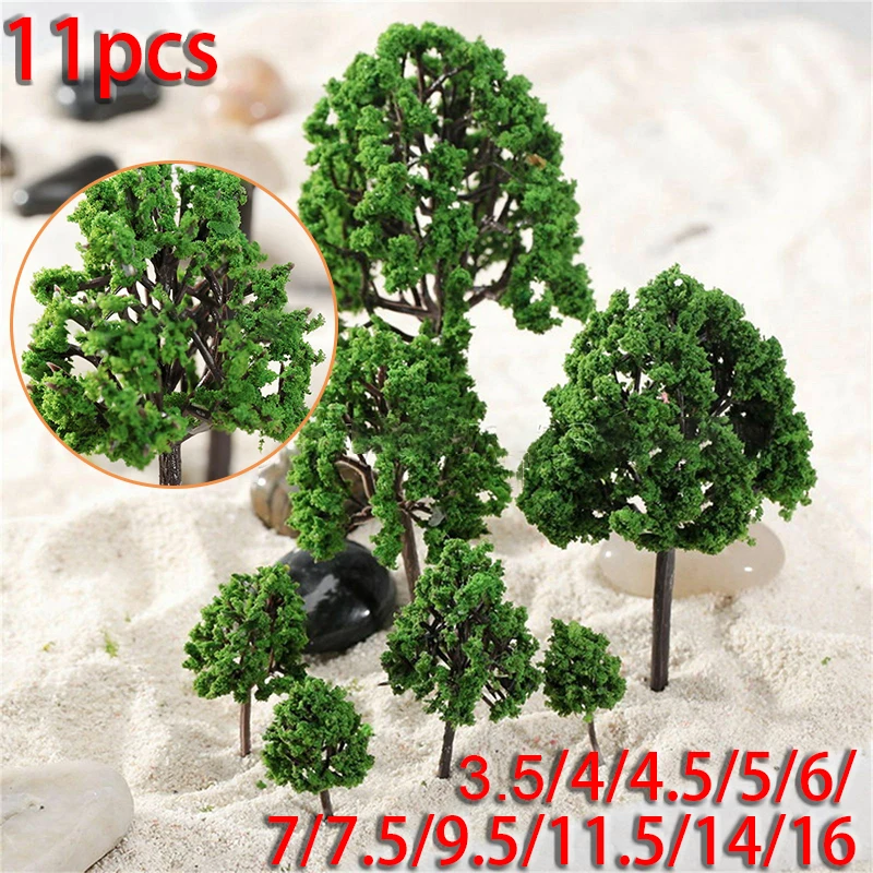 11pcs Plastic Model Tree Simulation Tree Artificial Miniature Landscape Tree For Architectural Model Railway Landscape Model
11pcs Plastic Model Tree Simulation Tree Artificial Miniature Landscape Tree For Architectural Model Railway Landscape Model