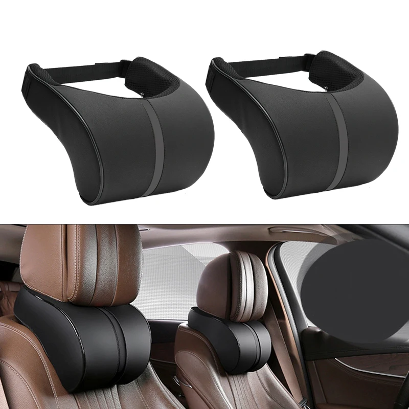 2Pcs Interior Front Rear Black Memory Foam Car Seat Headrest Head Neck Rest Support Pads Pillows Cushions New
2Pcs Interior Front Rear Black Memory Foam Car Seat Headrest Head Neck Rest Support Pads Pillows Cushions New