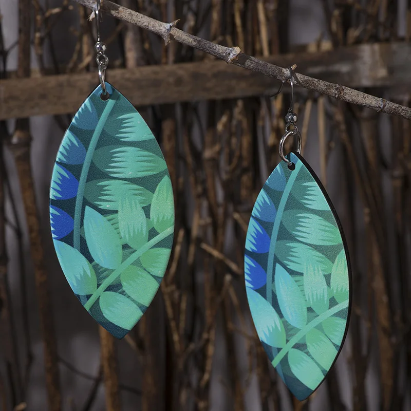 New Personalized Simple Leaf Earrings Women's Leaf Acrylic Fashion Bohemian Earrings
New Personalized Simple Leaf Earrings Women's Leaf Acrylic Fashion Bohemian Earrings