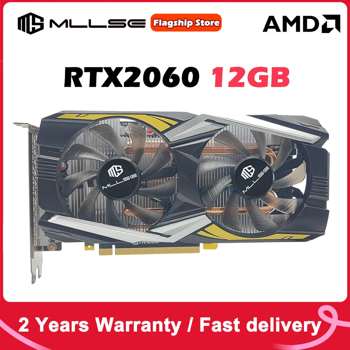 MLLSE 100% New Graphics Card NVIDIA GeForce RTX 2060 12G GDDR6 192bit PCI Express 3.0x16 GPU rtx2060 12g Video Card For Desktop
MLLSE 100% New Graphics Card NVIDIA GeForce RTX 2060 12G GDDR6 192bit PCI Express 3.0x16 GPU rtx2060 12g Video Card For Desktop
