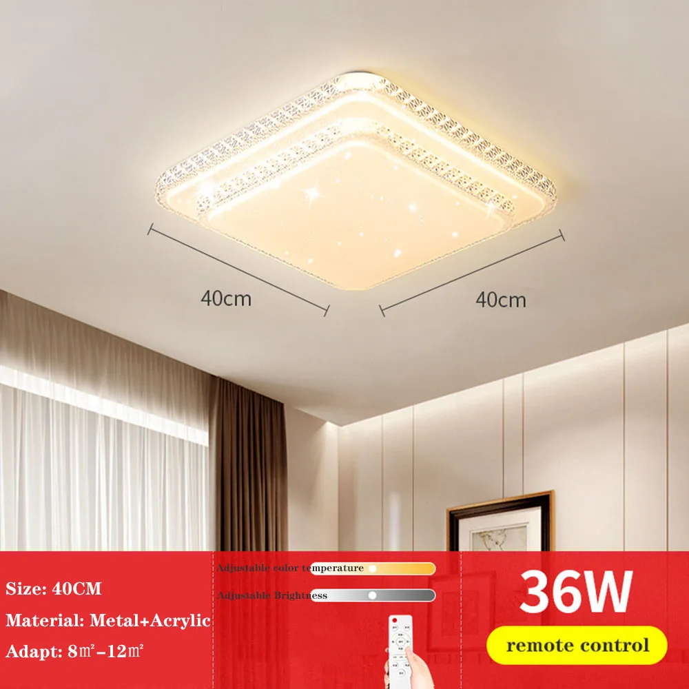 Ceiling Chandelier Modern Led Luxury Crystal Ceiling Lamp Luxury Atmosphere Square Living Room Dining Room Bedroom Crystal Set
Ceiling Chandelier Modern Led Luxury Crystal Ceiling Lamp Luxury Atmosphere Square Living Room Dining Room Bedroom Crystal Set