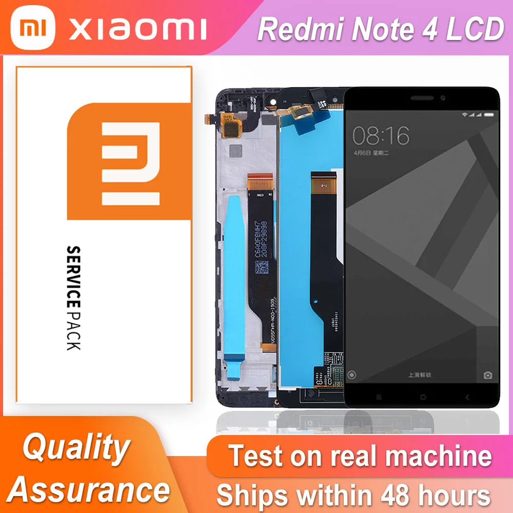 Оригинальный дисплей 5,5 ''для Xiaomi Redmi Note 4X, ЖК-дисплей с сенсорным экраном и дигитайзером в сборе для Redmi Note 4, Snapdragon 625, ЖК-дисплей
Оригинальный дисплей 5,5 ''для Xiaomi Redmi Note 4X, ЖК-дисплей с сенсорным экраном и дигитайзером в сборе для Redmi Note 4, Snapdragon 625, ЖК-дисплей