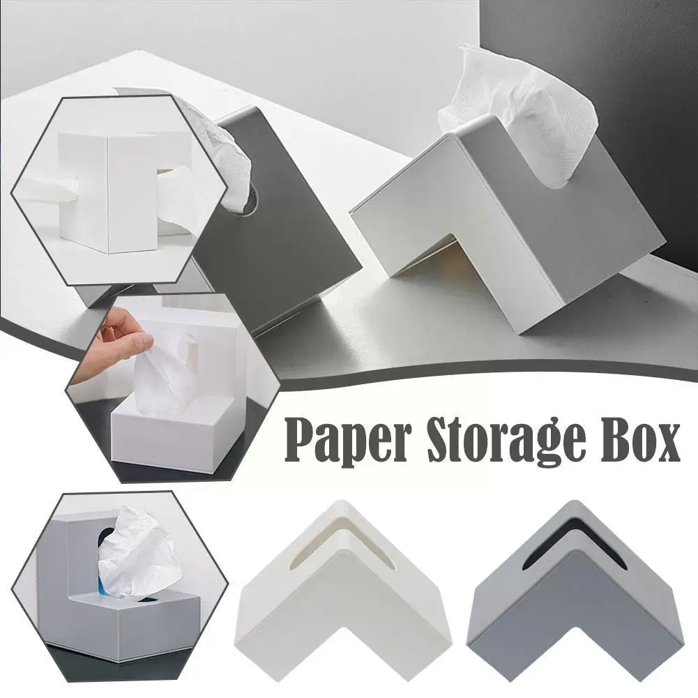 Nordic Tissue Box Home Office Corner Tray Towel Box Simple Storage Desktop Paper Toilet Holder Bathroom Paper N0u6
Nordic Tissue Box Home Office Corner Tray Towel Box Simple Storage Desktop Paper Toilet Holder Bathroom Paper N0u6