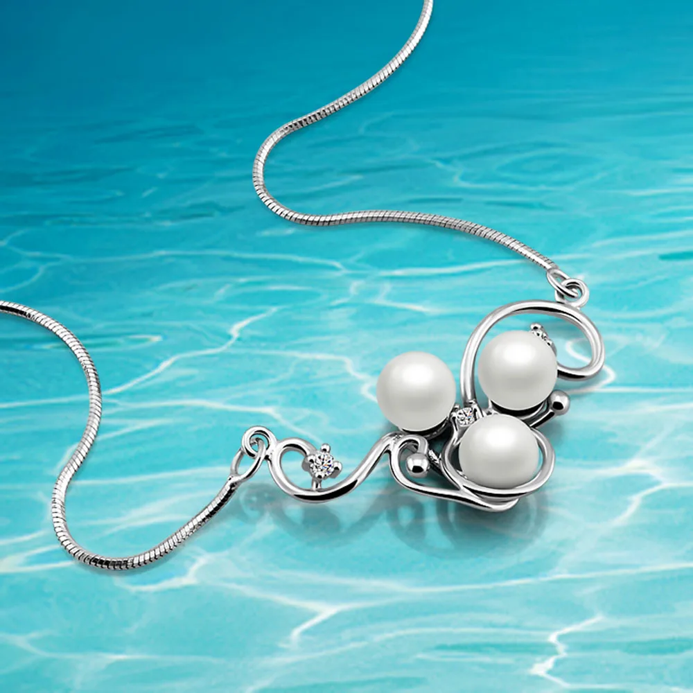 Женское ожерелье из серебра 925 пробы, с жемчугом
Женское ожерелье из серебра 925 пробы, с жемчугом