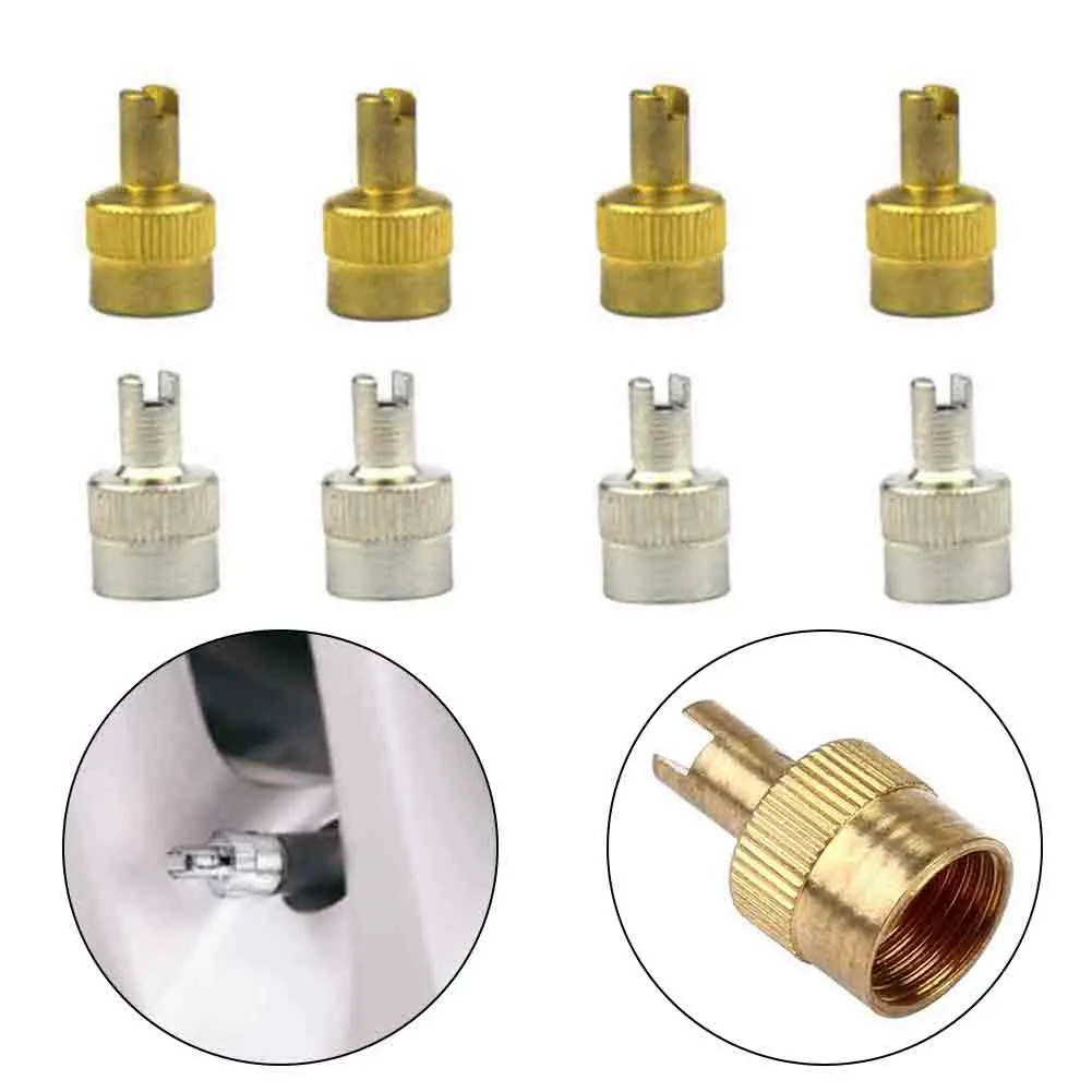 8pcs Car Valve Key Metal Valve Cap Copper With Key Valve Extractor Car Silver Tyre Valve Cap Universal
8pcs Car Valve Key Metal Valve Cap Copper With Key Valve Extractor Car Silver Tyre Valve Cap Universal